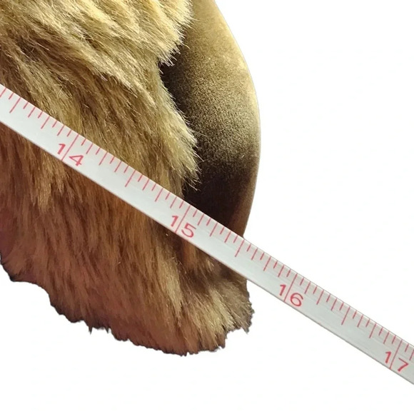 Syracuse University Cheerleader Bear Theodore Jointed Bear MCM Posable Orangemen - Picture 13 of 13